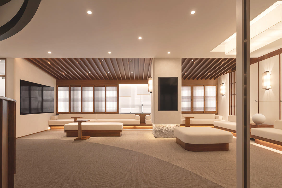 4EVER162 Clinic Hongdae, hanok lattice lounge